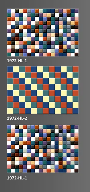 1972 12 x 18 Wall Tiles Roar