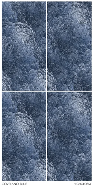 Ceovelano Blue High Glossy 24" x 48" GVT Tiles I Cera