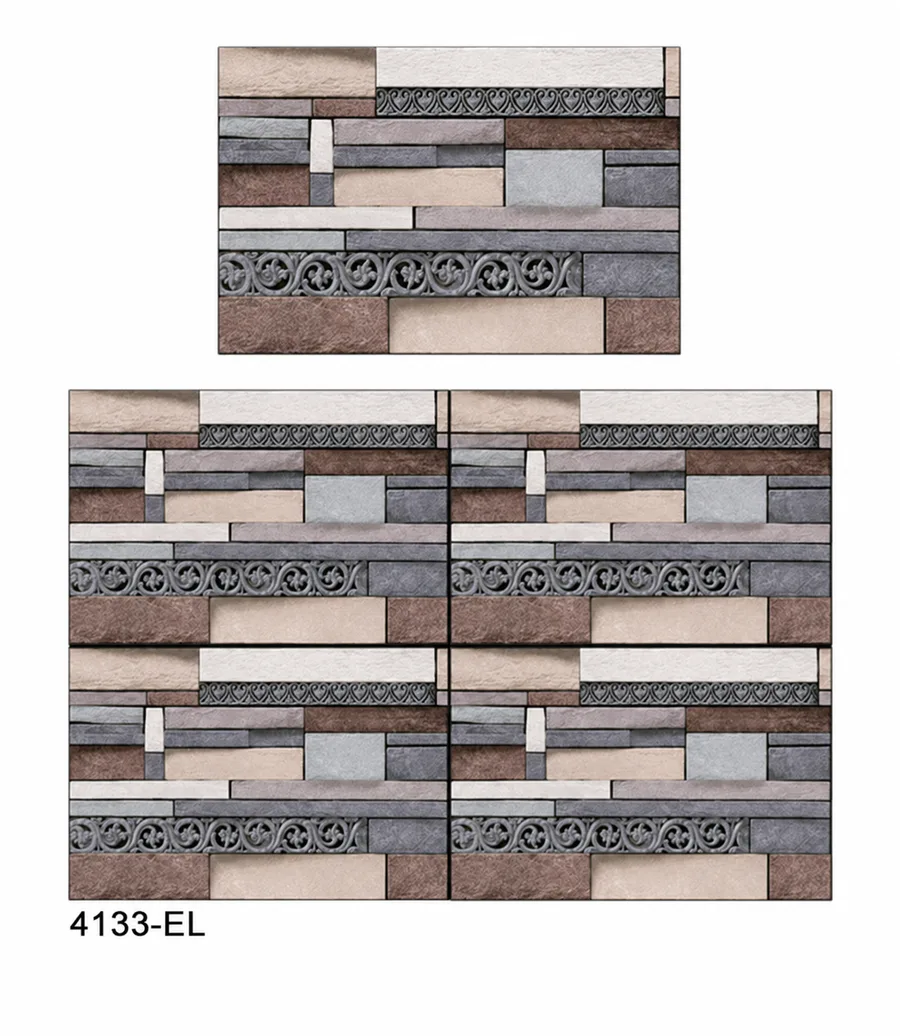 4133- EL-1- 350 x 450 Glossy Wall Tiles Grace Art