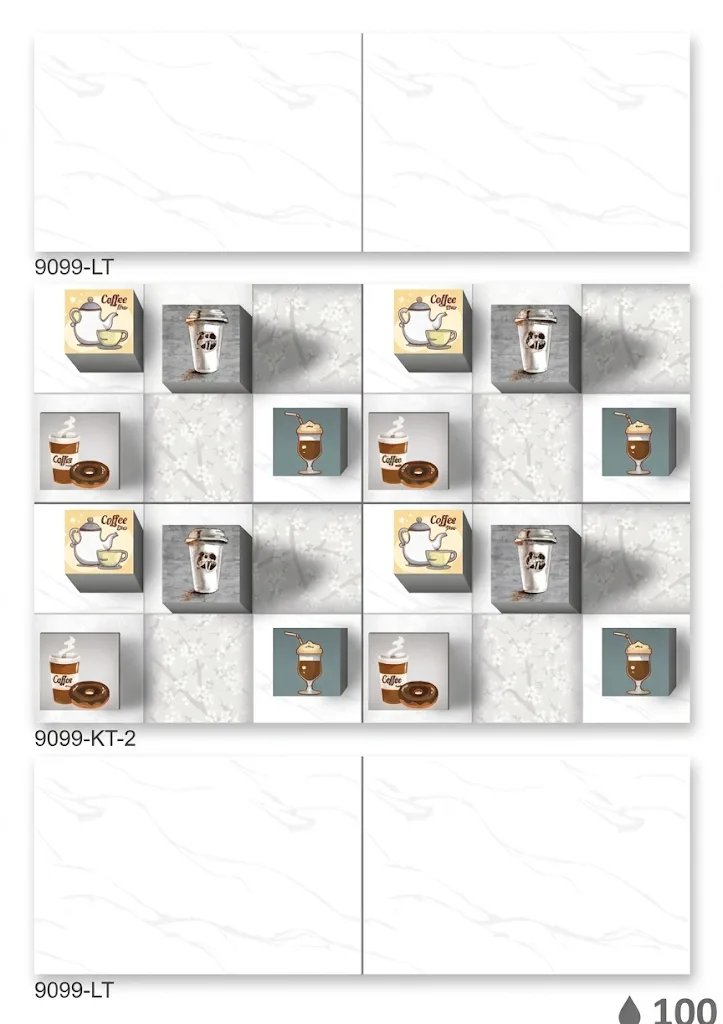 9099 300 X 450 Kitchen Wall Tile Captile