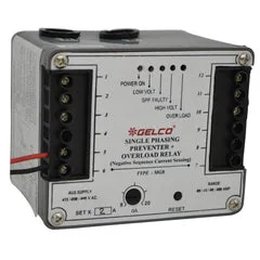 MGR Single Phasing Preventer + Overload Relay