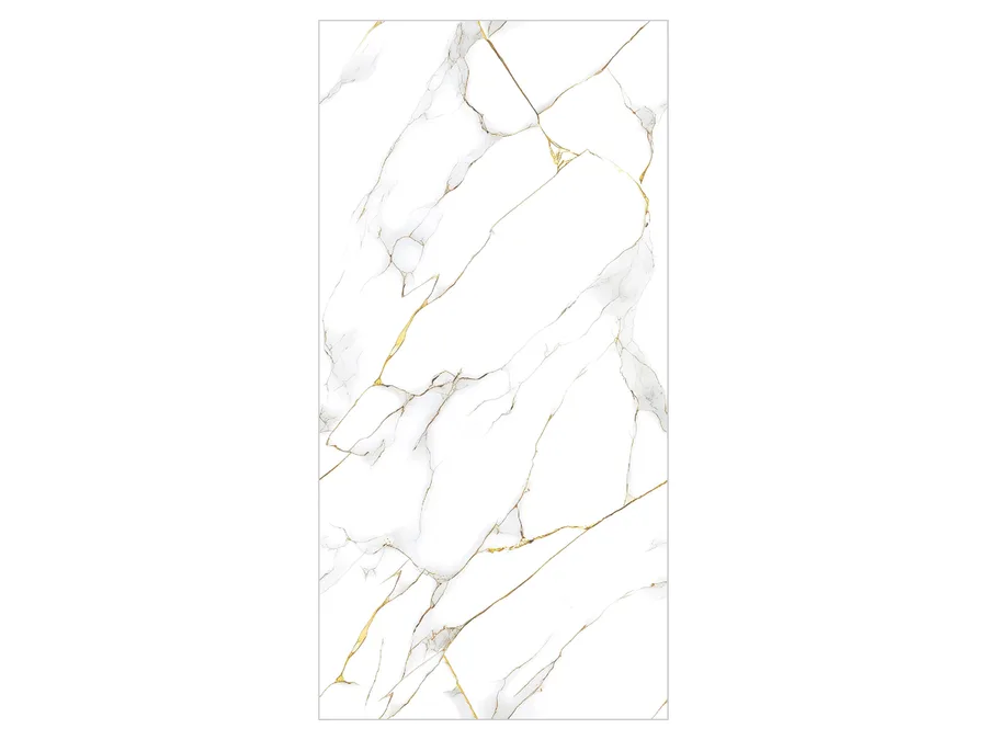 BM White Gold GVT Tiles Glossy 600 X 1200 Capron