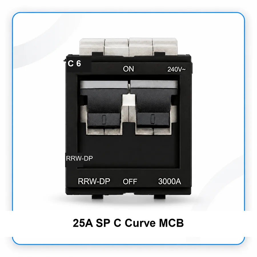 25A SP C CURVE MCB MCB SP