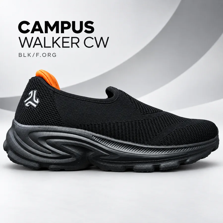 Campus WALKER CW - BLK F ORG Shoes