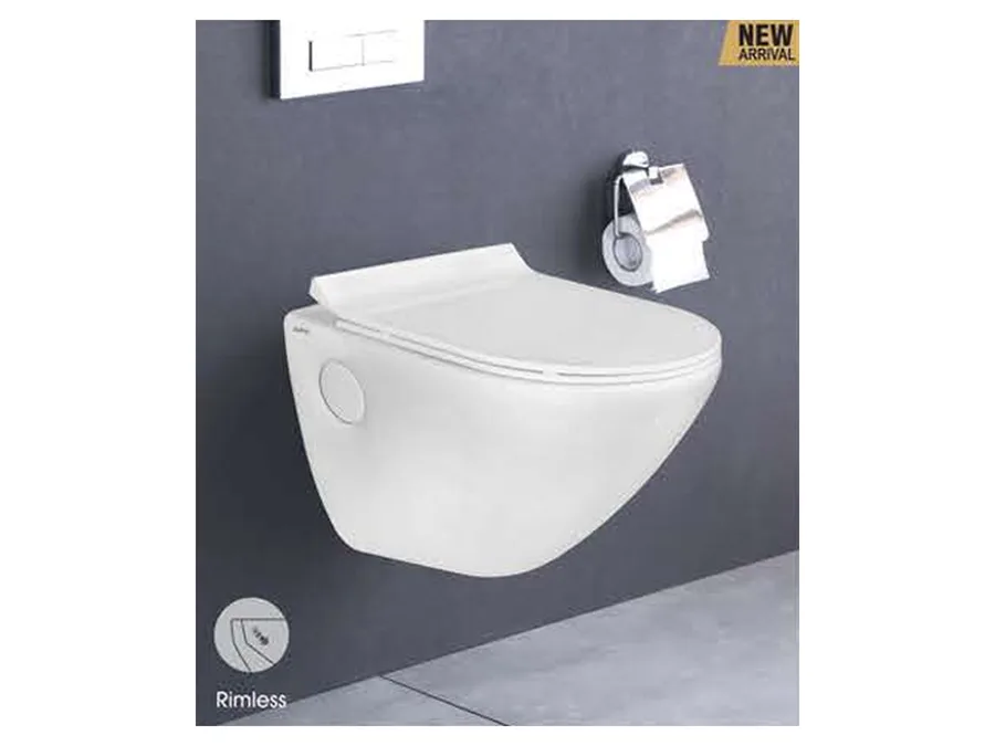 CARDIF (RIMLESS) WALL HUNG WHITE SONARA