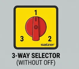 Multi Step Switches without OFF - 3 P 3W W/O OFF 16A