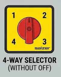 Multi Step Switches without OFF - 2 P 4W W/O OFF 100A