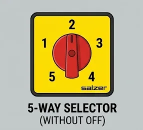 Multi Step Switches without OFF - 1 P 5W W/O OFF 100A