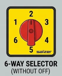 Multi Step Switches without OFF - 2 P 6W W/O OFF 25A