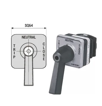 Breaker Control Switches (Trip-Neutral-Close) - 25A 1Trip+1Close Standard 25A