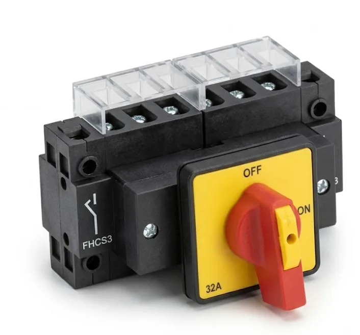 3 Pole EB-GEN Changeover Switches - 3 Pole C/O Rear Mounting 25A