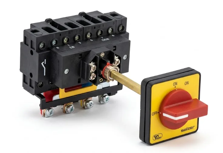 4 Pole EB-GEN Changeover Switches - 4 Pole C/O Rear Mounting 100A