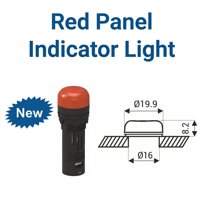 Gen Next Pro LED Indicator - Gen Next Pro LED Indicator 16mm, 012C-240A range (Blue/White)