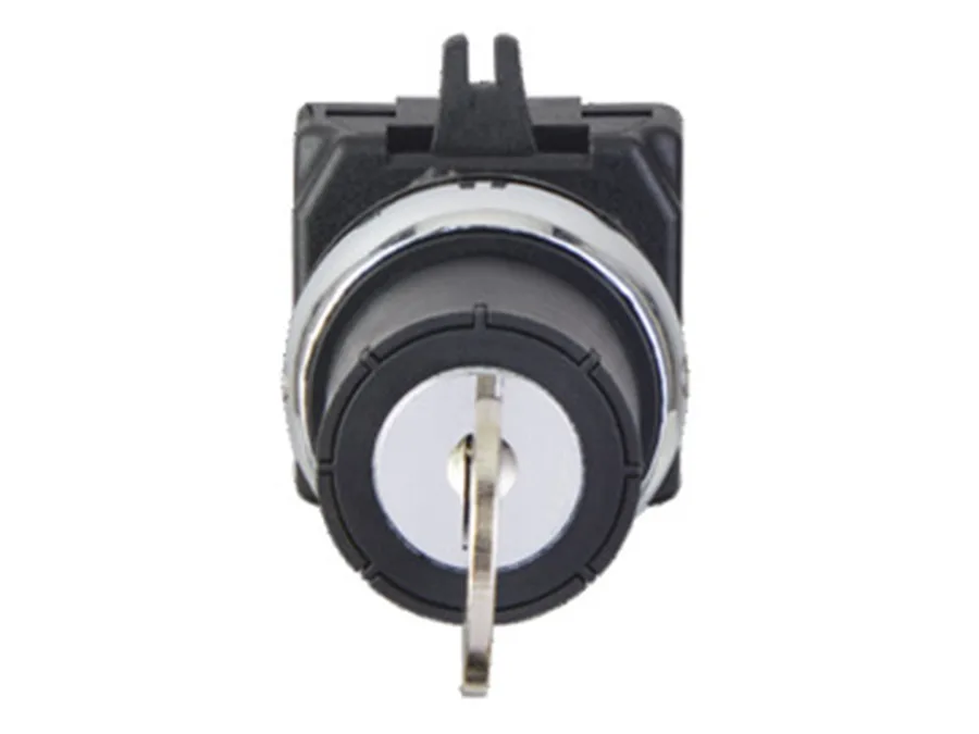 Gen Next Metal Push Button & Selector Actuator - Lock & Key 3 Position Non Spring Return