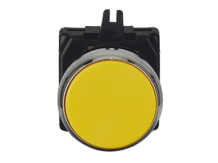 Gen Next Metal Illuminated Push Button Actuator - Illuminated Flush head, R/G/Y/A colours