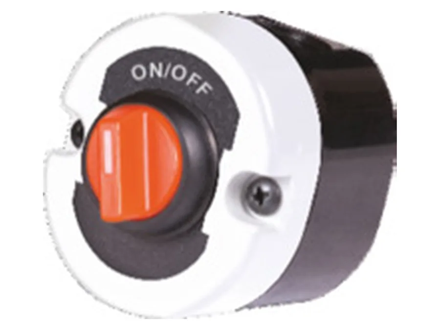Gen Next Push Button Stations - Two Position Symmetric Head Selector Switch - Black, OFF/ON 1NO