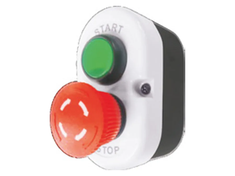 Gen Next Push Button Stations - 2-Station: START(NO)+Mushroom STOP(NC)