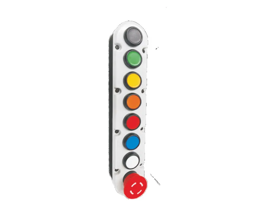 Gen Next Push Button Stations - All 7 Flush Head Actuators with NO Contact & Mushroom Head Push Turn