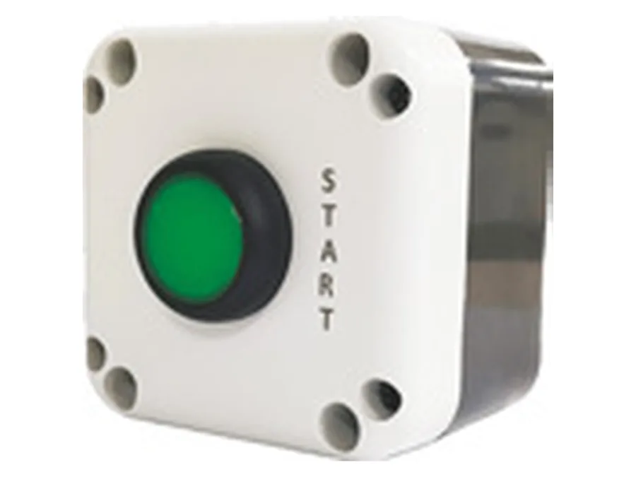 Universal Push Button Stations (ABS plastic body) - Illuminated Actuator - Green, ON 1NO, 240VAC