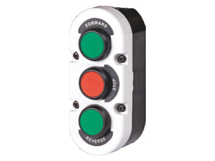 Gen Next Push Button Stations - 3-Station: UP(NO)+STOP(NC)+DOWN(NO)