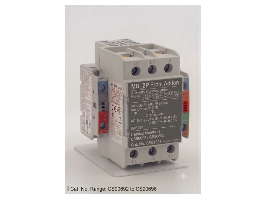 Front Add-on Aux Contact Block - 1 NC
