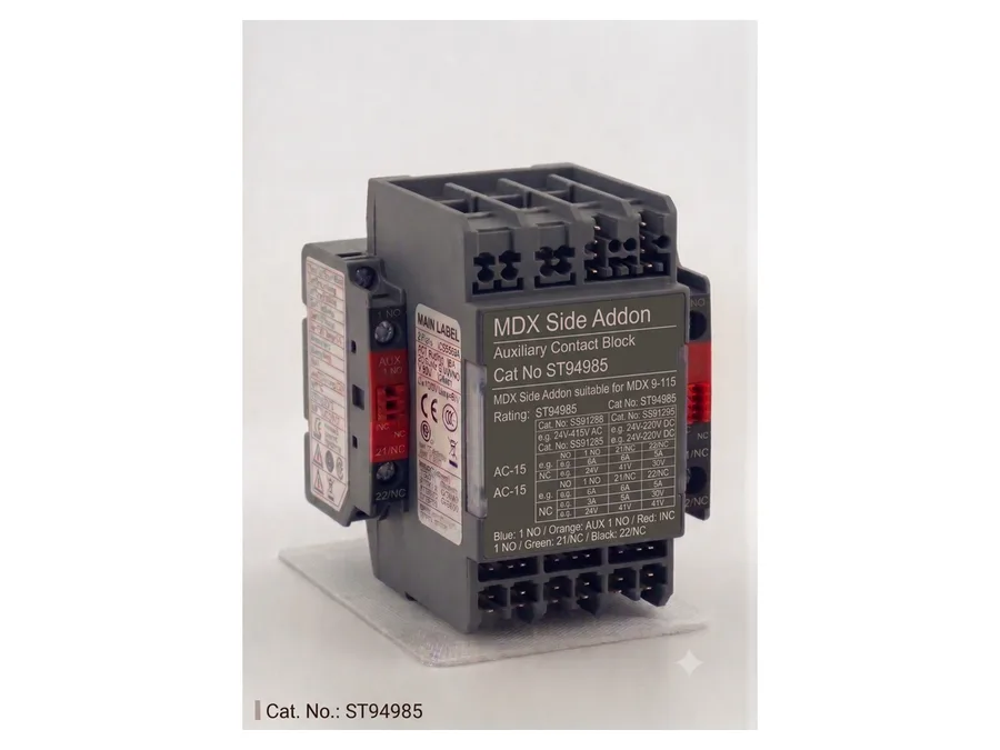 Side Add-on Aux Contact Block - First left 1 NO + 1 NC