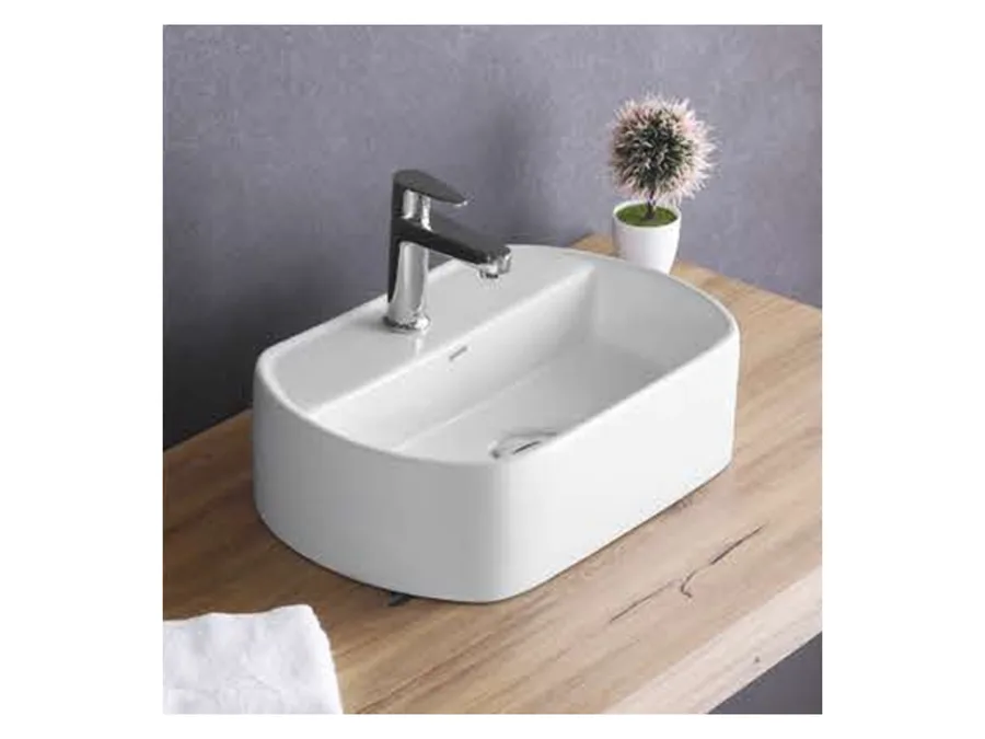 AMPLE TABLE TOP BASIN WHITE SONARA