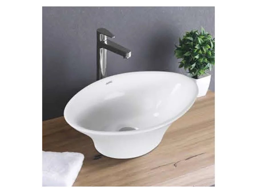 FIGGY TABLE TOP BASIN WHITE SONARA