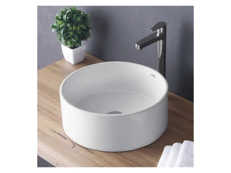 ORANGE TABLE TOP BASIN WHITE SONARA