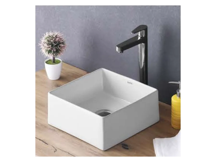 BELLA TABLE TOP BASIN WHITE SONARA
