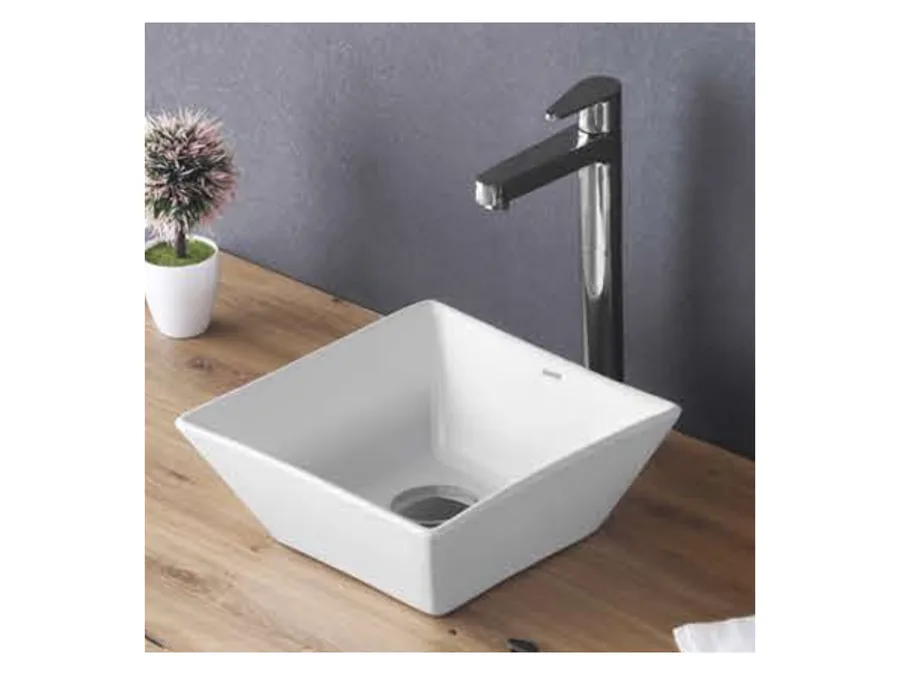 SWISS TABLE TOP BASIN WHITE SONARA