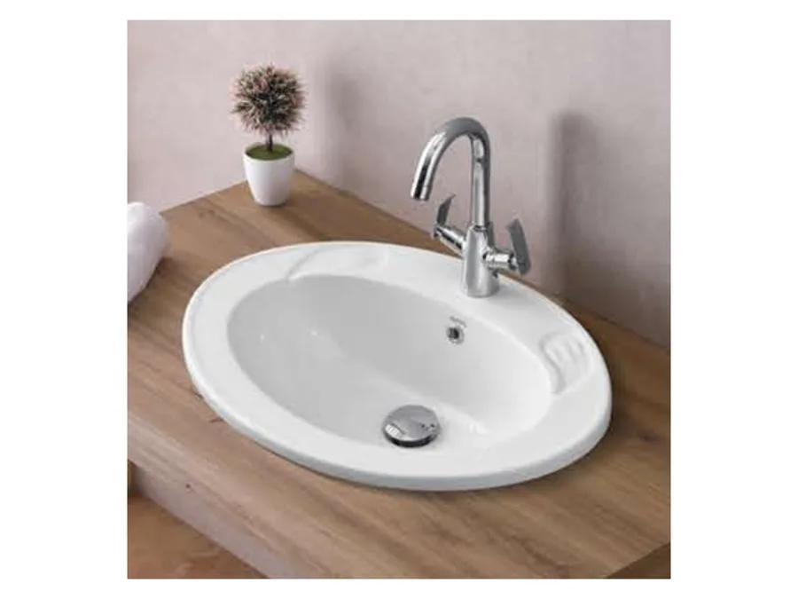 KORONA TOP COUNTER BASIN WHITE SONARA