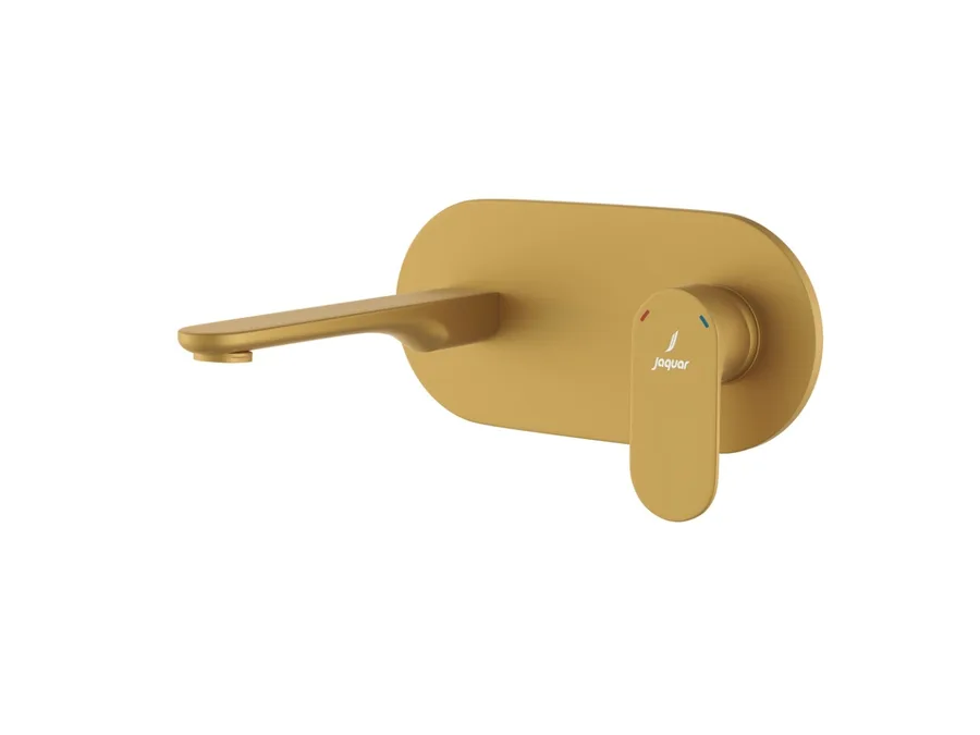 Jaquar Opal Prime Wall Mounted Basin Mixer Exposed Parts Kit - Gold Matt PVD | OPP-GMP-15233NKPM