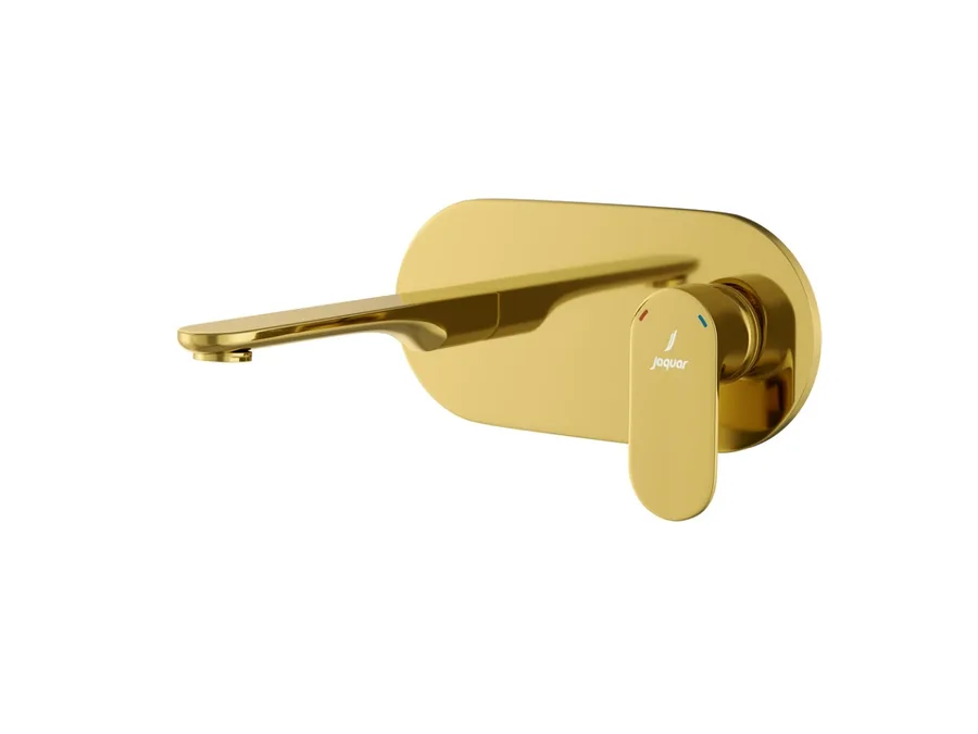 Jaquar Opal Prime Wall Mounted Basin Mixer Exposed Parts Kit - Gold Bright PVD | OPP-GBP-15233NKPM