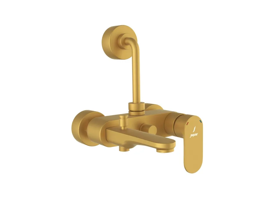 Jaquar Opal Prime 3-in-1 Single Lever Wall Mixer - Gold Matt PVD | OPP-GMP-15125PM