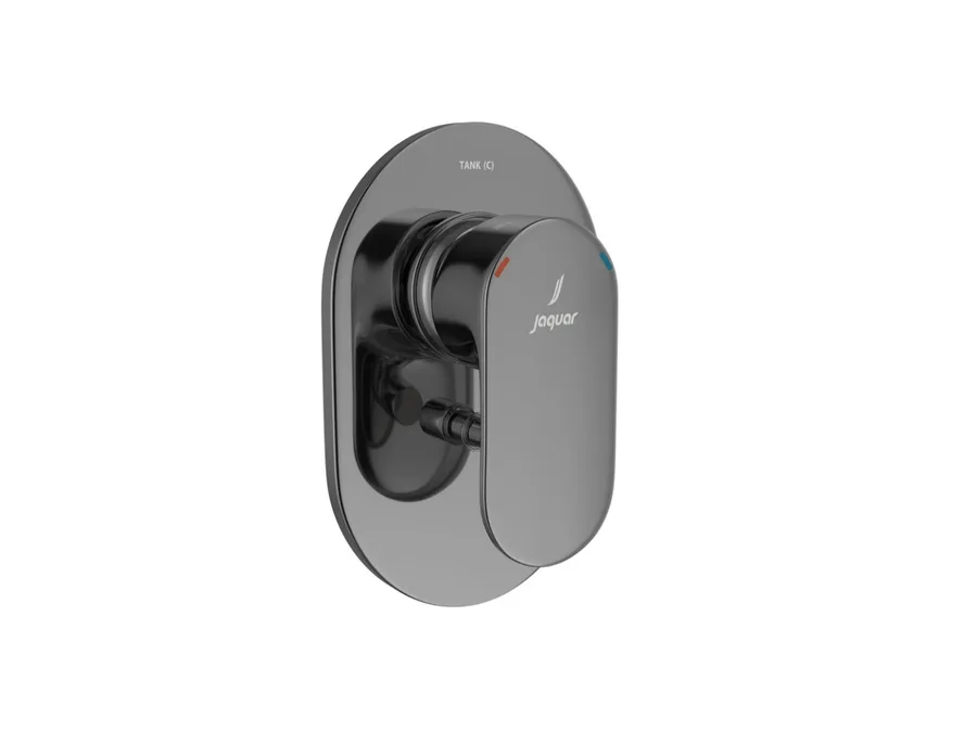 Jaquar Opal Prime Single Lever 3-Inlet Diverter Exposed Parts Kit - Black Chrome | OPP-BCH-15193NKPM
