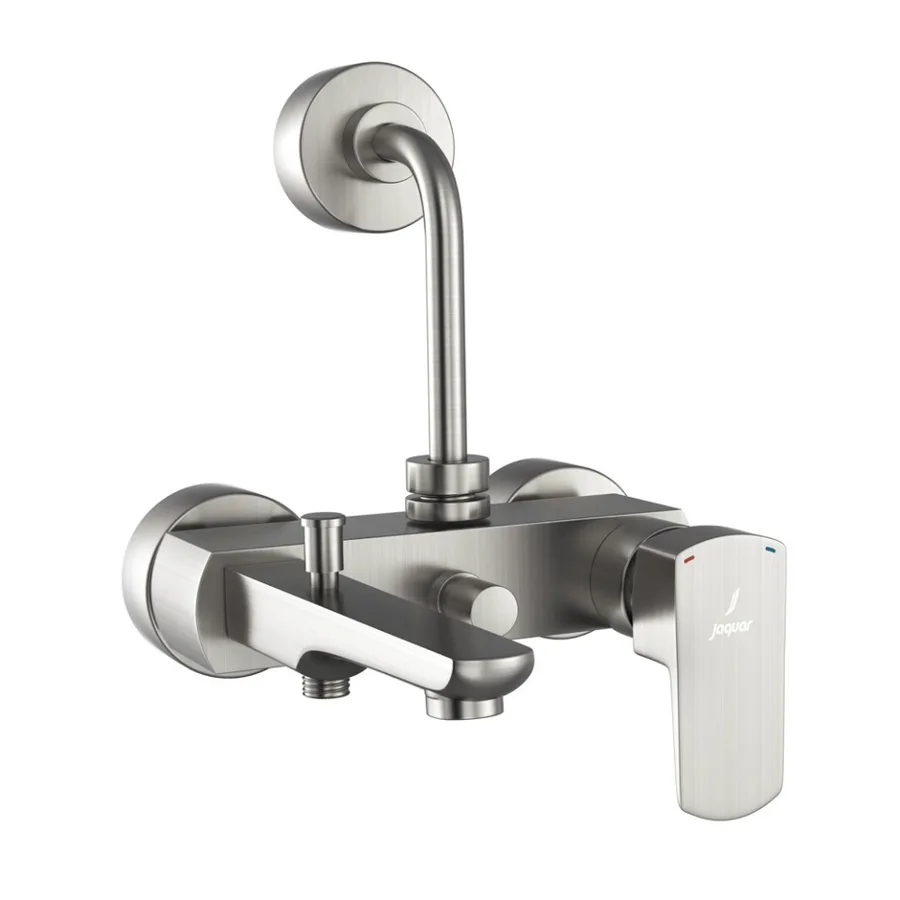 Jaquar Kubix Prime 3-in-1 Single Lever Wall Mixer - Stainless Steel | KUP-SSF-35125PM