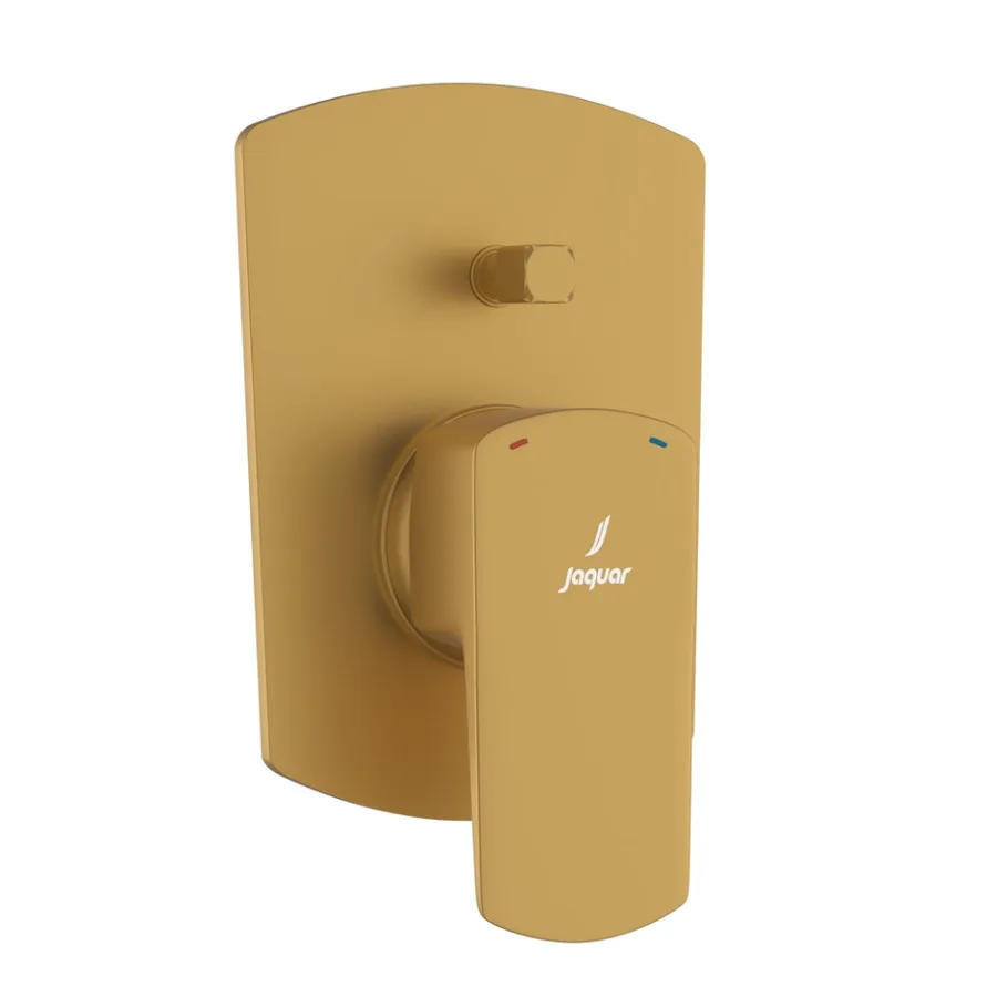 Jaquar Kubix Prime Hi-Flow Single Lever Diverter Exposed Parts Kit - Gold Matt PVD | KUP-GMP-35079NKPM
