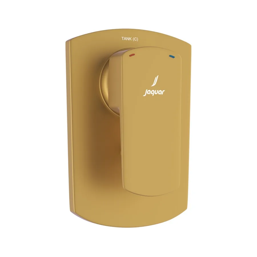 Jaquar Kubix Prime Single Lever 3-Inlet Diverter Exposed Parts Kit - Gold Matt PVD | KUP-GMP-35193NKPM