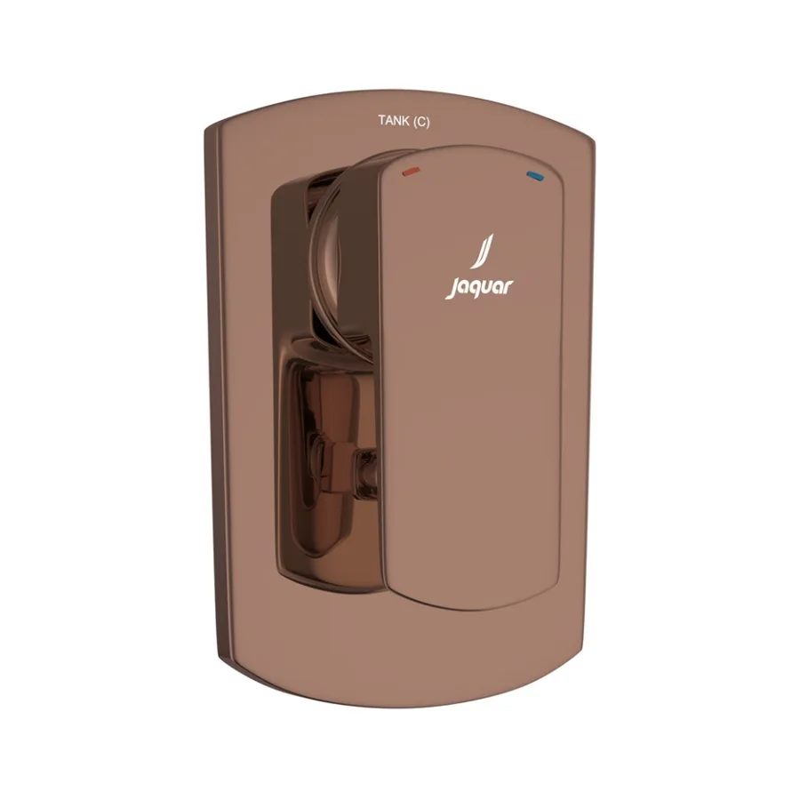 Jaquar Kubix Prime Single Lever 3-Inlet Diverter Exposed Parts Kit - Blush Gold Bright PVD | KUP-BGP-35193NKPM