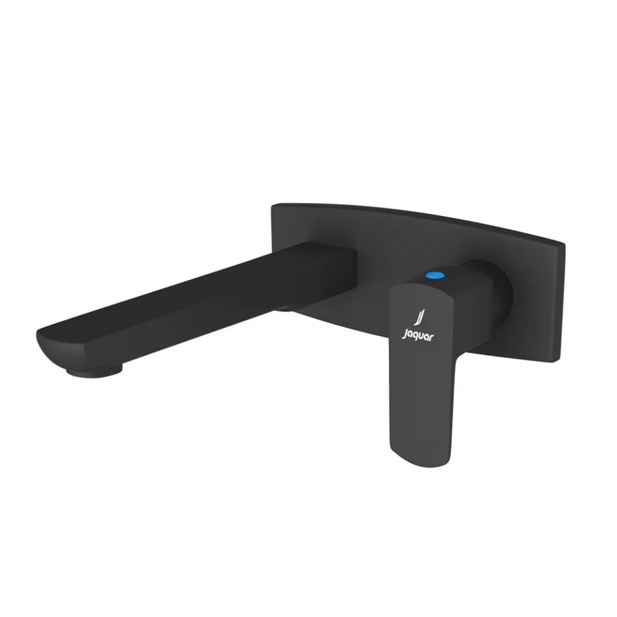 Jaquar Kubix Prime Concealed Stop Cock Exposed Parts Kit with Basin Spout - Black Matt | KUP-BLM-35441KPM