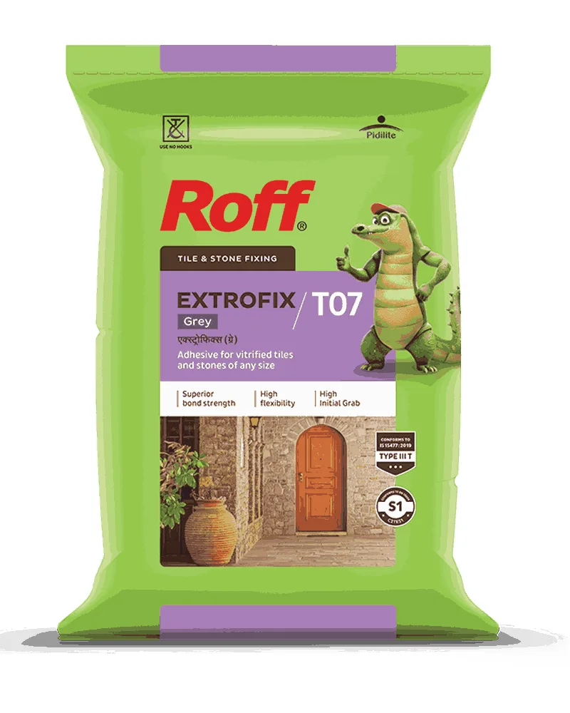 Roff Extrofix Exterior Tile & Stone Adhesive - Grey - 20 kg