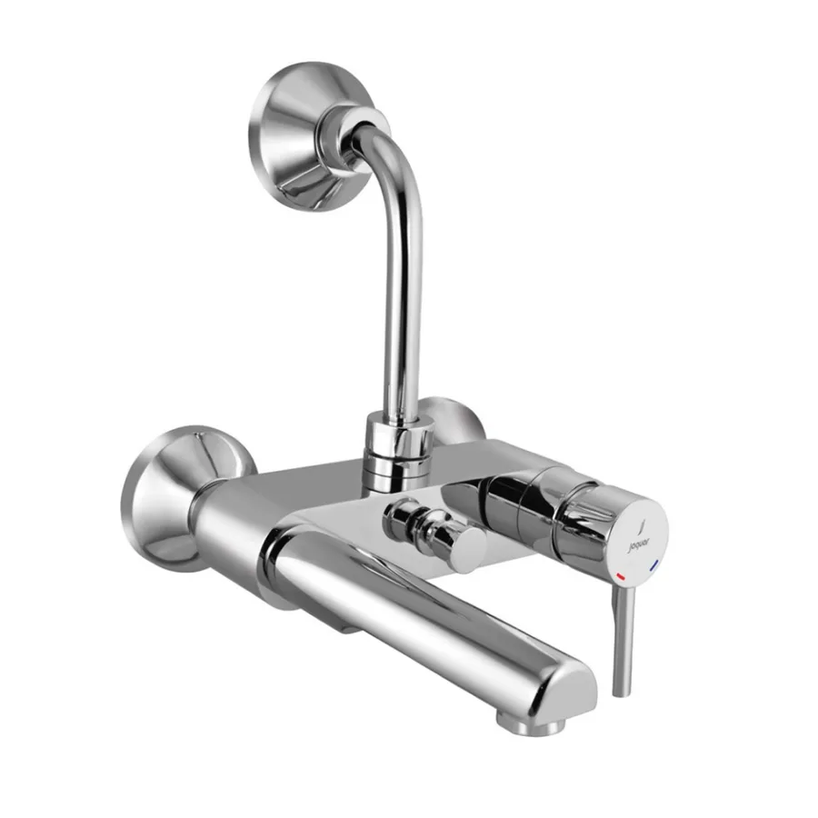 Jaquar Florentine Prime Single Lever Wall Mixer with Overhead Shower Provision - Chrome | FLP-CHR-5117PM