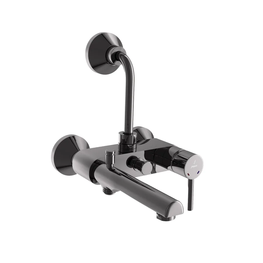 Jaquar Florentine Prime 3-in-1 Single Lever Wall Mixer - Black Chrome | FLP-BCH-5125PM