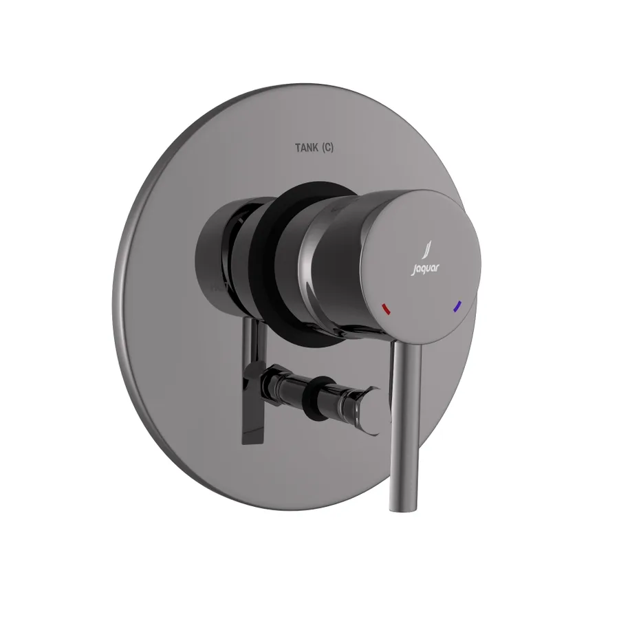 Jaquar Florentine Prime 3-Inlet Single Lever Diverter Exposed Parts Kit - Black Chrome | FLP-BCH-5193NKPM