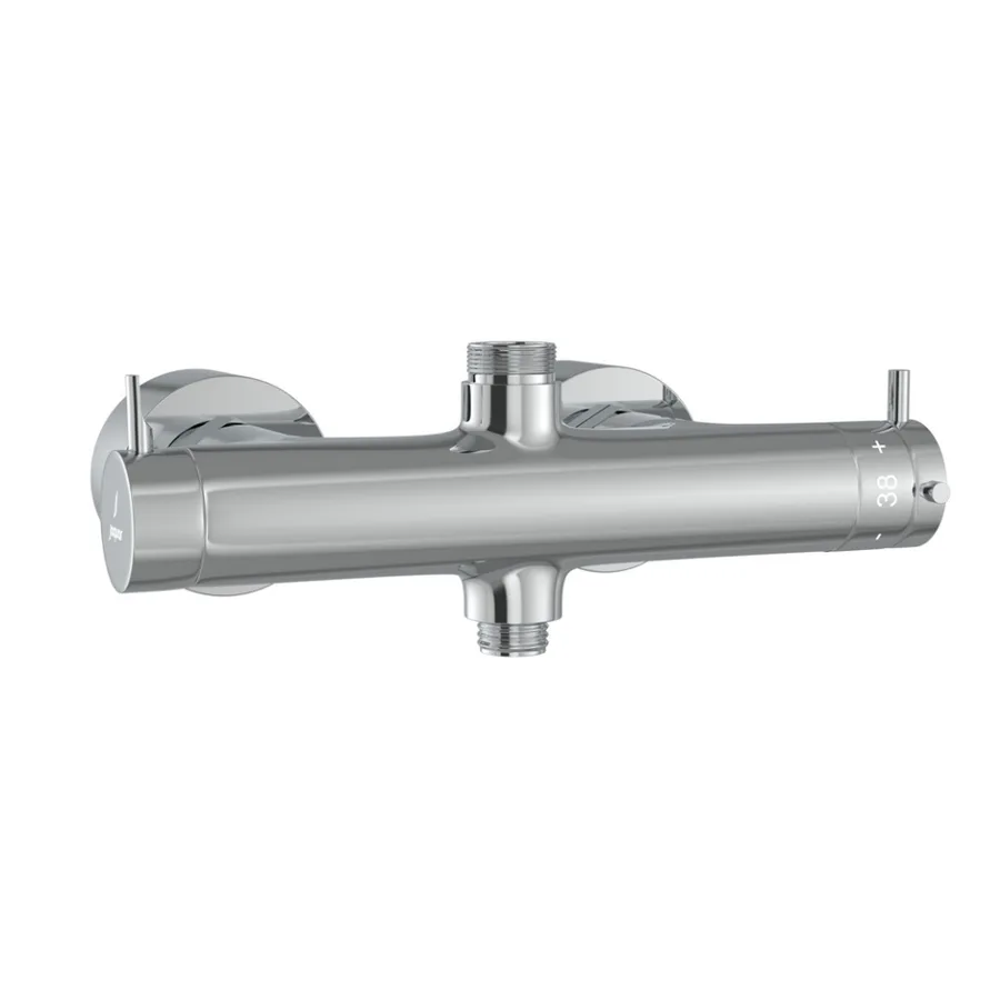 Jaquar Florentine Prime Multifunction Thermostatic Shower Mixer with Diverter - Black Matt | FLP-BLM-5653PM
