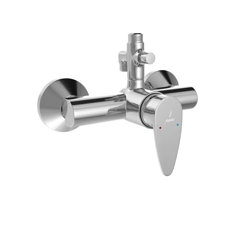 Jaquar Vignette Prime Single Lever Shower Mixer with Shower Pipe and Hand Shower Connections - Chrome | VGP-CHR-81145