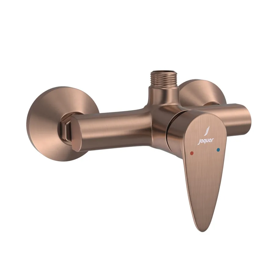Jaquar Vignette Prime Single Lever Shower Mixer with Exposed Shower Pipe Connection - Antique Copper | VGP-ACR-81147