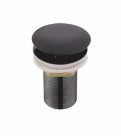 Pop Up Waste Coupling-Brass 3" - Black PVD Matt