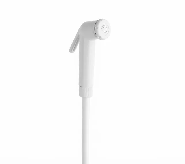 Milano-White - Set with 1mtr PTMT Hose Health Faucet